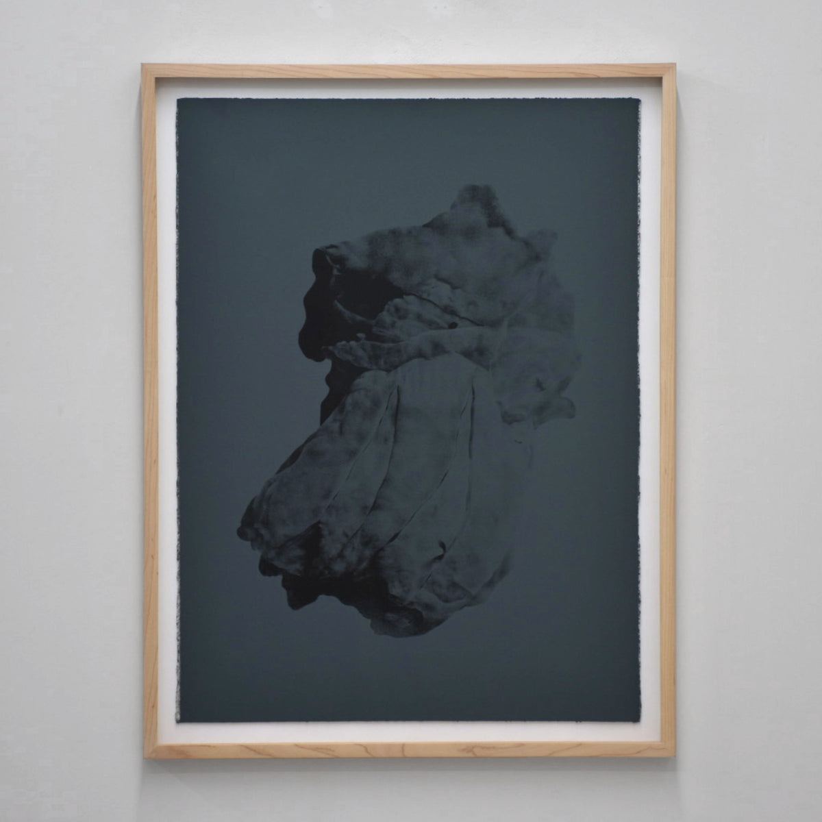 Julie Bellavance, qui maîtrise l’art complexe du dessin sur pierre et toutes les étapes nécessaires à la réalisation d’une impression lithographique, révèle la beauté et la fragilité du territoire à travers une esthétique épurée, où un seul fragment naturel suffit à évoquer un paysage entier.