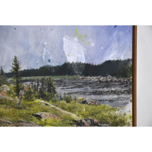 Explorer la petite île - 32” x 42”