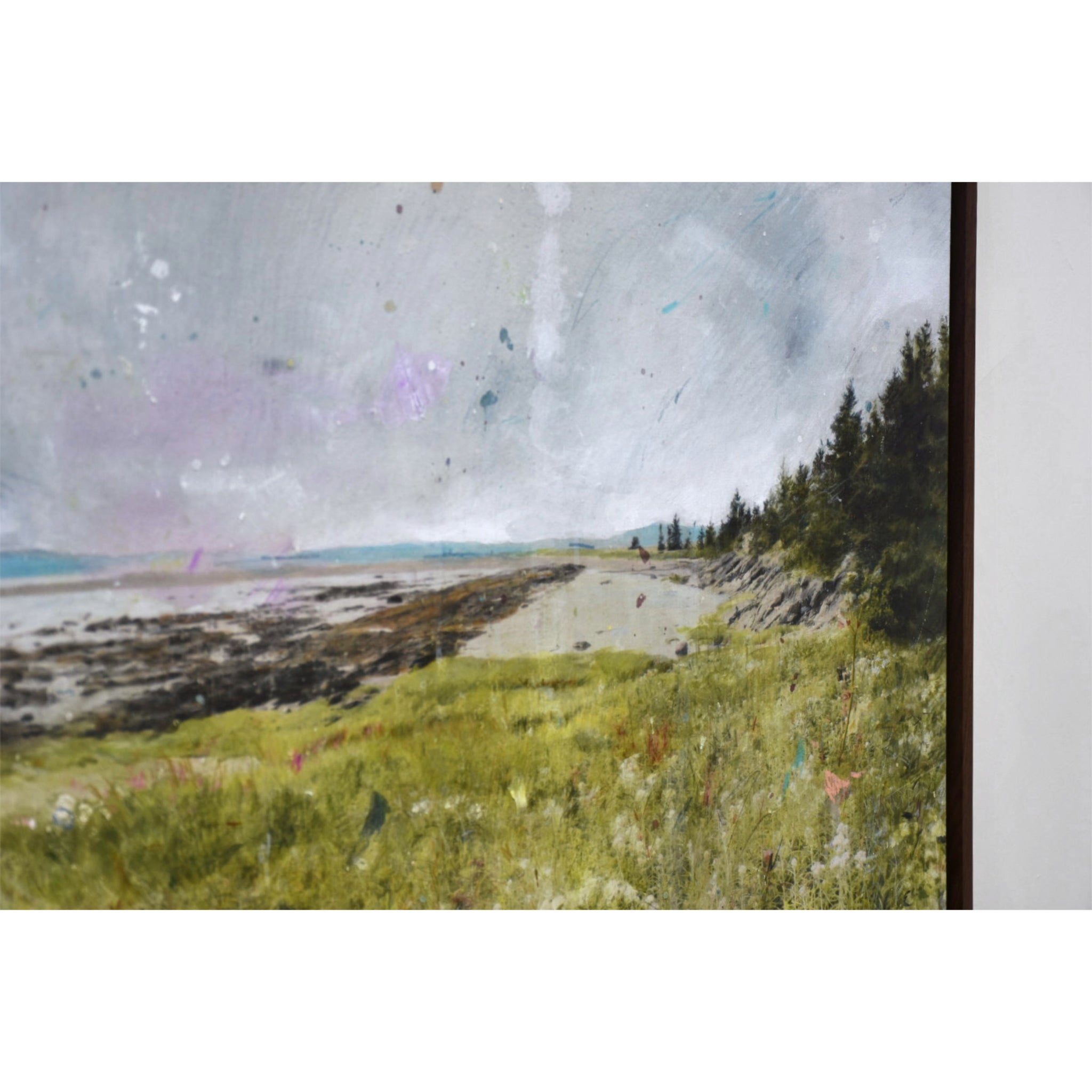Immortelles et lac salé — 32 x 38