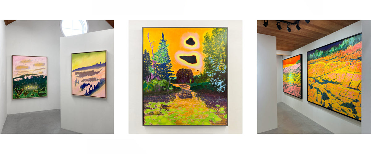 Josiane Lanthier explore la peinture de paysage à travers le prisme de sa synesthésie, transformant ses perceptions sensorielles en compositions vibrantes et oniriques, où les couleurs, textures et lumières traduisent une expérience sensorielle amplifiée du monde naturel.