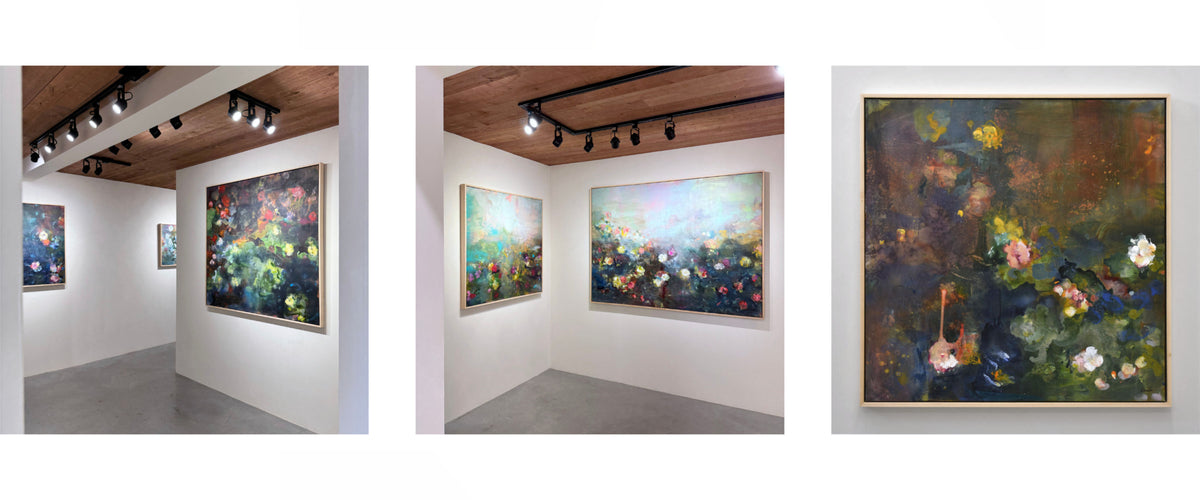 Amélie Grooscors, qui est fascinée par la couleur, vecteur de sens et d’illusions, explore les liens entre nature, mysticisme féminin et perception du monde, en proposant des œuvres où la flore devient le point d’ancrage d’une réflexion poétique et engagée sur l’environnement et notre rapport au vivant.