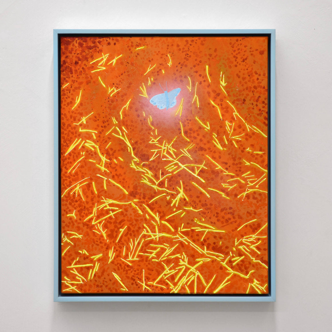 Petit papillon blanc des champs - 16" x 20"