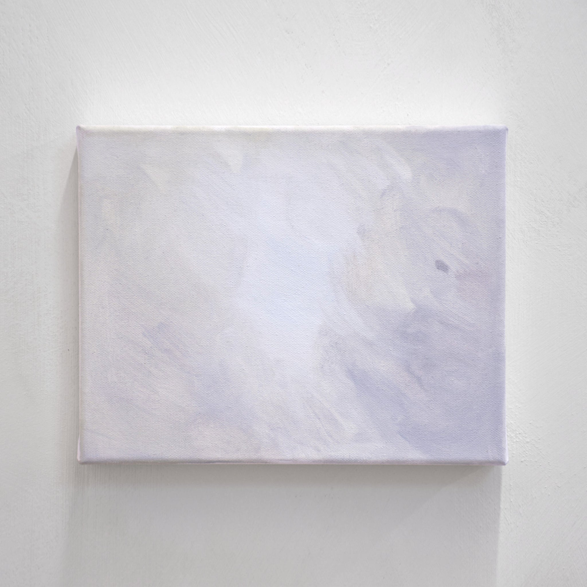 Étude de ciel à l’huile sur toile par Vanessa Locatelli. La lumière transperce les nuages.