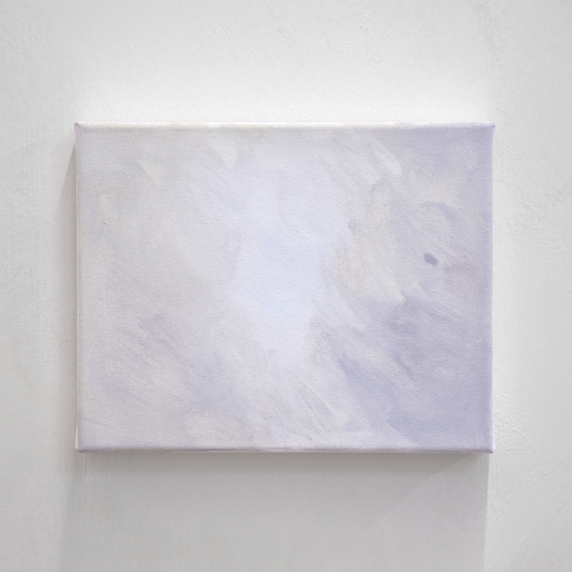 Étude de ciel à l’huile sur toile par Vanessa Locatelli. La lumière transperce les nuages.