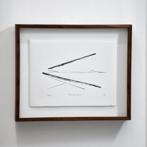 Fleuve Saint-Laurent, dessin minimaliste de Marnix Bassie